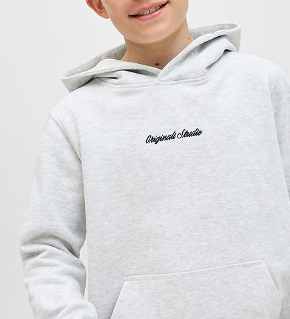 Jack & Jones Hoodie - Noos - JorNorrebro - White Melange