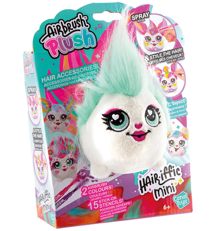 Airbrush Plush Hair'iffic 10cm Mini 1 Pack - assorted