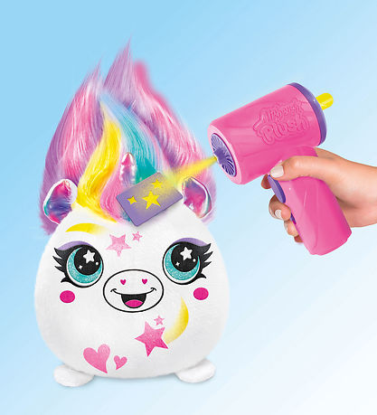 Airbrush Plush Bamse - 14 cm - Hair'iffic - Princess