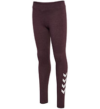 Hummel Leggings - HmlJR - Fudge Melange Hummel Leggings - HmlJR - Fudge Melange