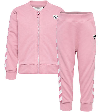 Hummel Sweatsæt - hmlMini - Pink Nectar Hummel Sweatsæt - hmlMini - Pink Nectar