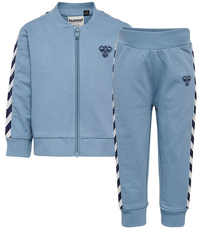 Hummel Sweatsæt - hmlMini - Faded Denim
