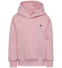 Hummel Hættetrøje - hmlJR - Pink Nectar Hummel Hættetrøje - hmlJR - Pink Nectar