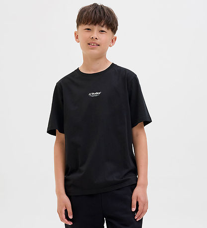 Jack & Jones T-Shirt - Noos - JjeSoho - Schwarz m. Logo