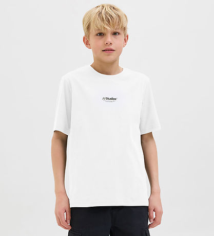 Jack & Jones T-shirt - Noos - JjeSoho - Hvid m. Logo