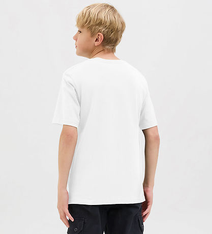 Jack & Jones T-shirt - Noos - JjeSoho - Hvid m. Logo