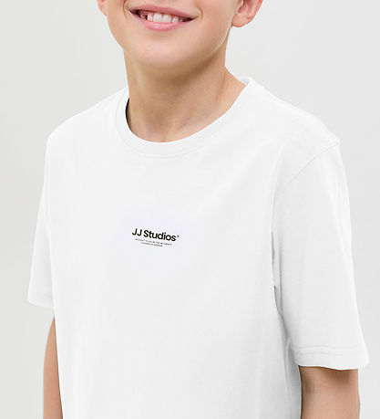 Jack & Jones T-shirt - Noos - JjeSoho - Hvid m. Logo