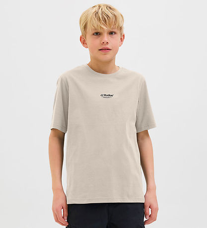 Jack & Jones T-shirt - Noos - JjeSoho - Moonbeam m. Logo