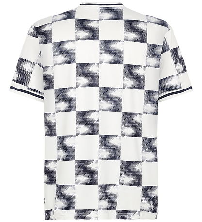 Grunt T-shirt - GrRome - Navy/Hvid m. Pink