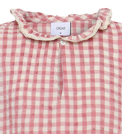 Grunt Top - GrArte - Rosa/Hvidternet