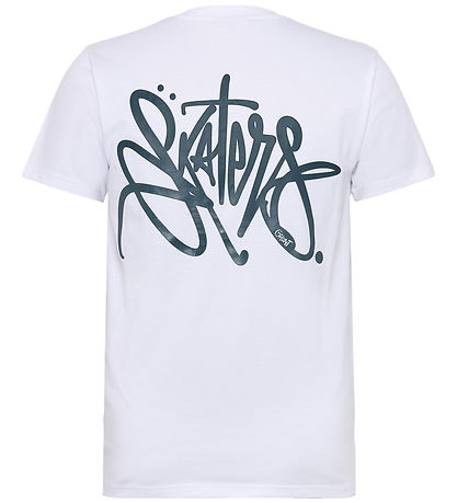 Grunt T-shirt - GrSakra - Hvid m. Grøn