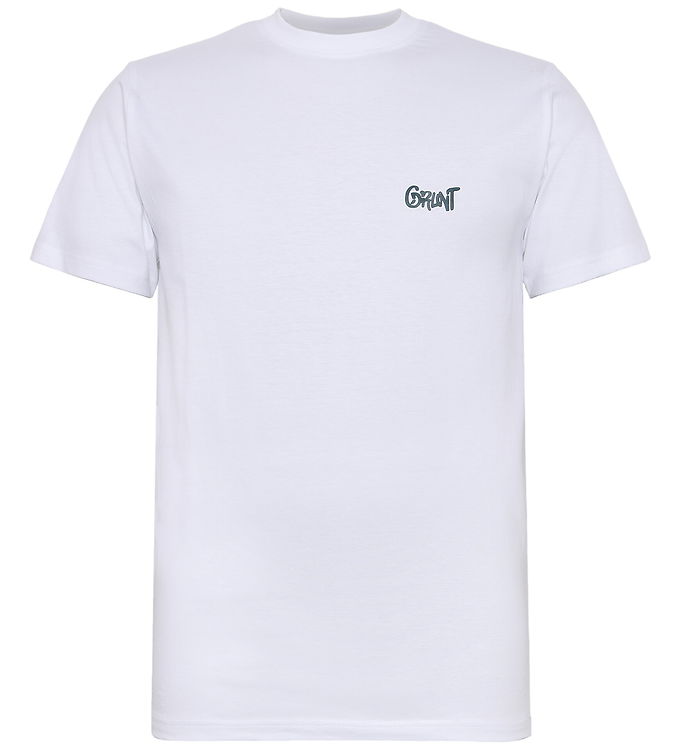 Grunt T-shirt - GrSakra - Hvid m. Grøn