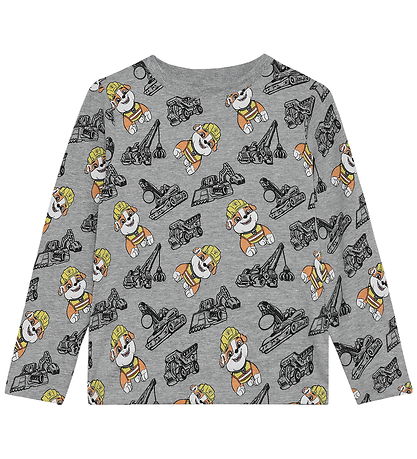Minymo Bluse - Paw Patrol - Gråmeleret
