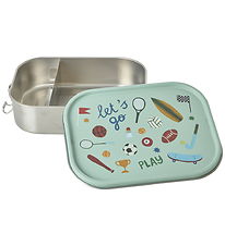 Rice Madkasse - Rustfrit Stål - Stor - 2 Rum - Soft Green Sports Rice Madkasse - Rustfrit Stål - Stor - 2 Rum - Soft Green Sports