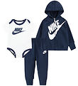Nike Sæt - Cardigan/Sweatpants/Body k/æ - Midnight Navy Nike Sæt - Cardigan/Sweatpants/Body k/æ - Midnight Navy