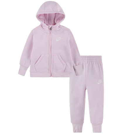 Nike Sweatsæt - Cardigan/Sweatpants - Pink Foam Nike Sweatsæt - Cardigan/Sweatpants - Pink Foam