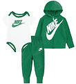Nike Sæt - Cardigan/Sweatpants/Body k/æ - Stadium Green Nike Sæt - Cardigan/Sweatpants/Body k/æ - Stadium Green