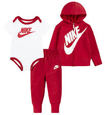 Nike Sæt - Cardigan/Sweatpants/Body k/æ - Gym Red Nike Sæt - Cardigan/Sweatpants/Body k/æ - Gym Red