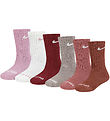 Nike Strømper - Performance Basic - 6-pak - Elemental Pink Nike Strømper - Performance Basic - 6-pak - Elemental Pink
