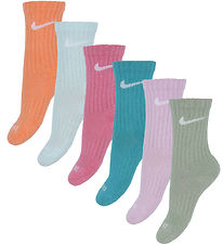 Nike Strømper - Performance Basic - Dri-Fit - 6-pak - Glacier Bl Nike Strømper - Performance Basic - Dri-Fit - 6-pak - Glacier Bl