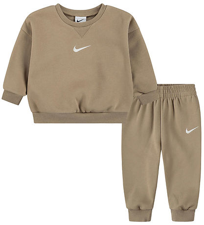 Nike Sweatsæt - Sweatshirt/Sweatpants - Hemp