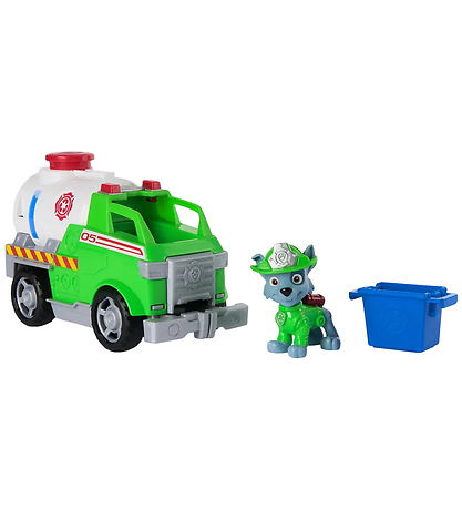 Paw Patrol Legetøjsbil - Fire Rescue - Rockey Rescue Fire Tanker