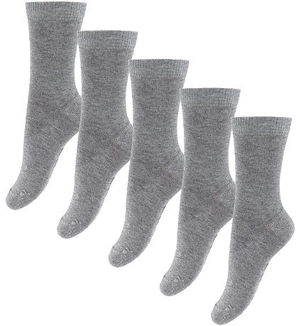Fuzzies Strømper - 5-pak - Gråmeleret