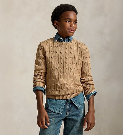 Polo Ralph Lauren Bluse - Strik - Camel