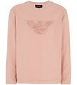Emporio Armani Bluse - Mahogany Rose m. Hjerte Emporio Armani Bluse - Mahogany Rose m. Hjerte