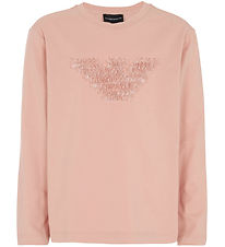 Emporio Armani Bluse - Mahogany Rose m. Hjerte Emporio Armani Bluse - Mahogany Rose m. Hjerte