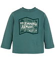 Emporio Armani Bluse - Silver Pine m. Print Emporio Armani Bluse - Silver Pine m. Print