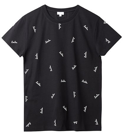 Lala Berlin T-shirt - Tiara - Sort m. Hvid Lala Berlin T-shirt - Tiara - Sort m. Hvid