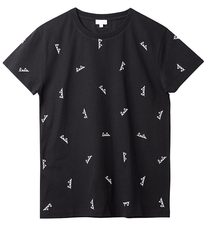 Lala Berlin T-shirt - Tiara - Sort m. Hvid