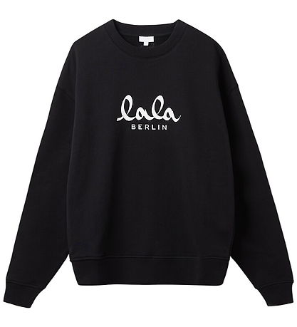Lala Berlin Sweatshirt - Lala - Sort m. Hvid Lala Berlin Sweatshirt - Lala - Sort m. Hvid