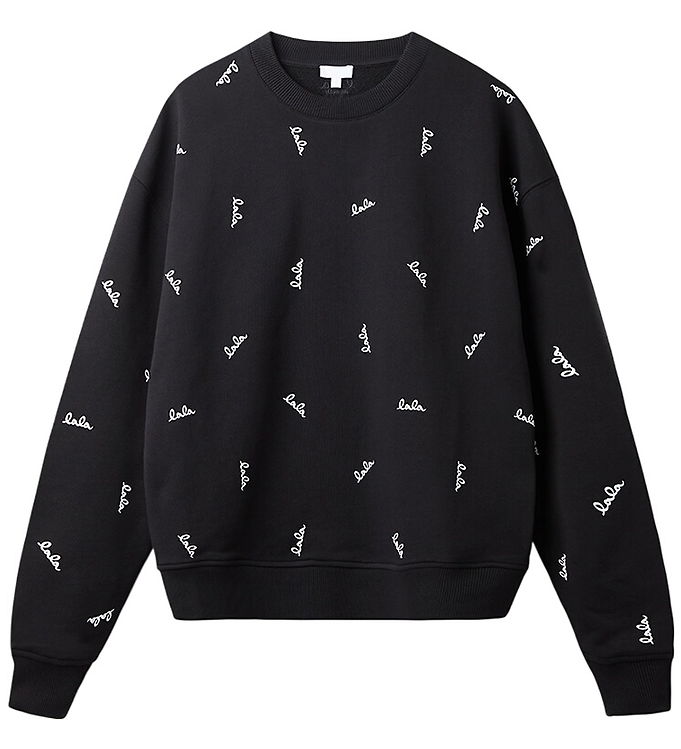 Lala Berlin Sweatshirt - Shiloh - Sort m. Hvid