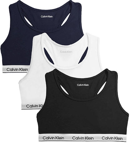 Calvin Klein Toppe - 3-pak - Black/Classicwhite/Blackiris Calvin Klein Toppe - 3-pak - Black/Classicwhite/Blackiris