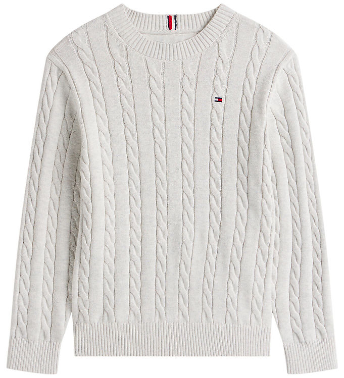 Tommy Hilfiger Bluse - Strik - Gråmeleret