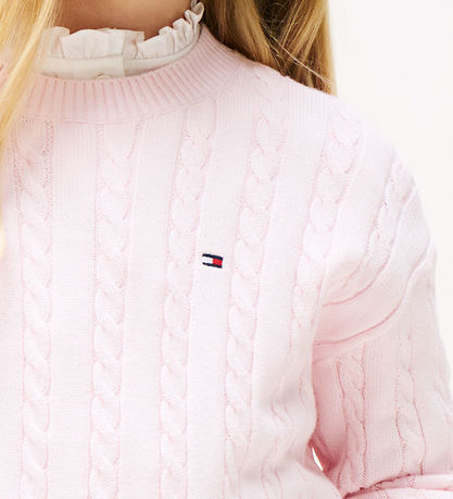 Tommy Hilfiger Bluse - Strik - Light Pink Tommy Hilfiger Bluse - Strik - Light Pink
