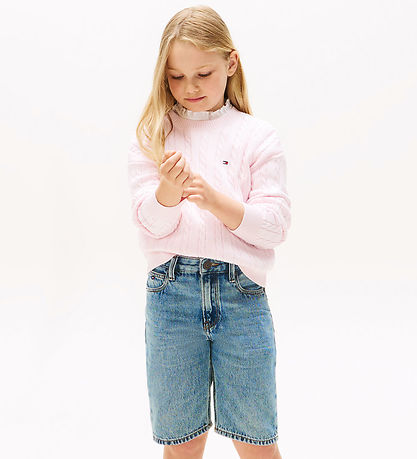 Tommy Hilfiger Bluse - Strik - Light Pink Tommy Hilfiger Bluse - Strik - Light Pink