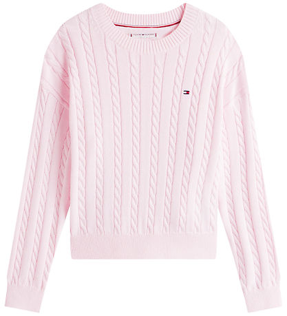Tommy Hilfiger Bluse - Strik - Light Pink Tommy Hilfiger Bluse - Strik - Light Pink