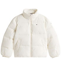Tommy Hilfiger Dynejakke - Flag - Ivory Silk Tommy Hilfiger Dynejakke - Flag - Ivory Silk