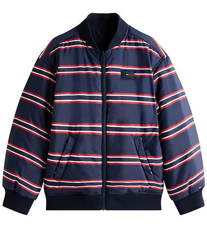 Tommy Hilfiger Dynejakke - Vendbar - Dark Night Navy Tommy Hilfiger Dynejakke - Vendbar - Dark Night Navy