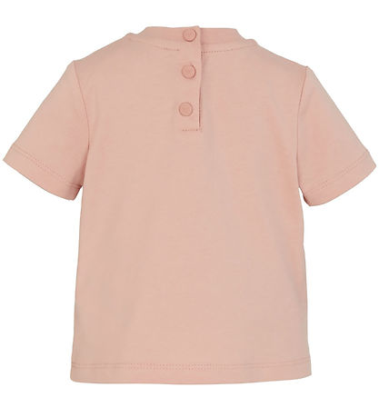 Emporio Armani T-shirt - Mahogany Rose m. Broderi