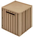 Liewood Foldekasse m. Låg - 30,5x32x31,5 cm - Elijah - Oat Liewood Foldekasse m. Låg - 30,5x32x31,5 cm - Elijah - Oat