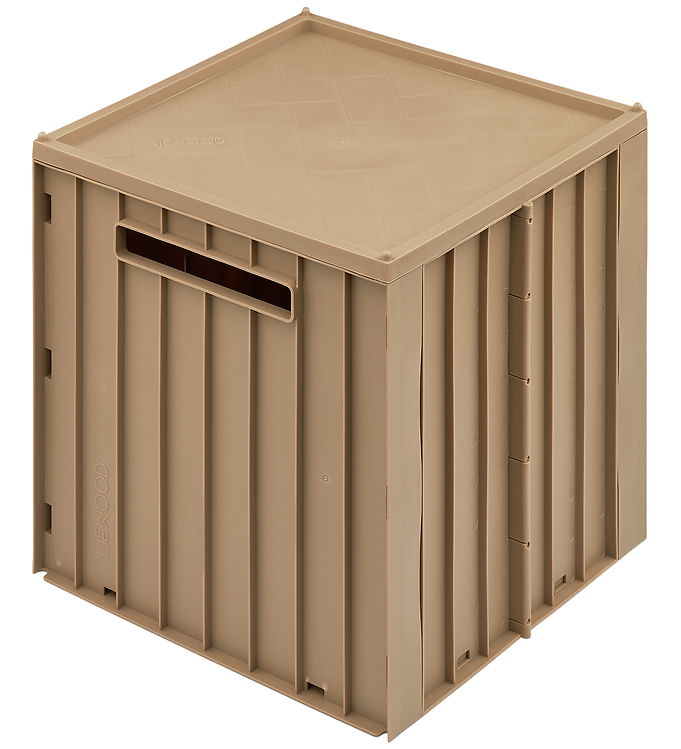 Liewood Foldekasse m. Låg – 30,5x32x31,5 cm – Elijah – Oat
