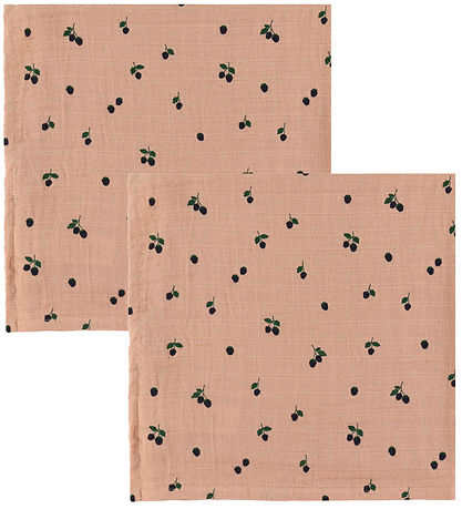 Liewood Stofbleer - Musselin - 2-Pak - Lewis - Mini Berry/Pale T Liewood Stofbleer - Musselin - 2-Pak - Lewis - Mini Berry/Pale T