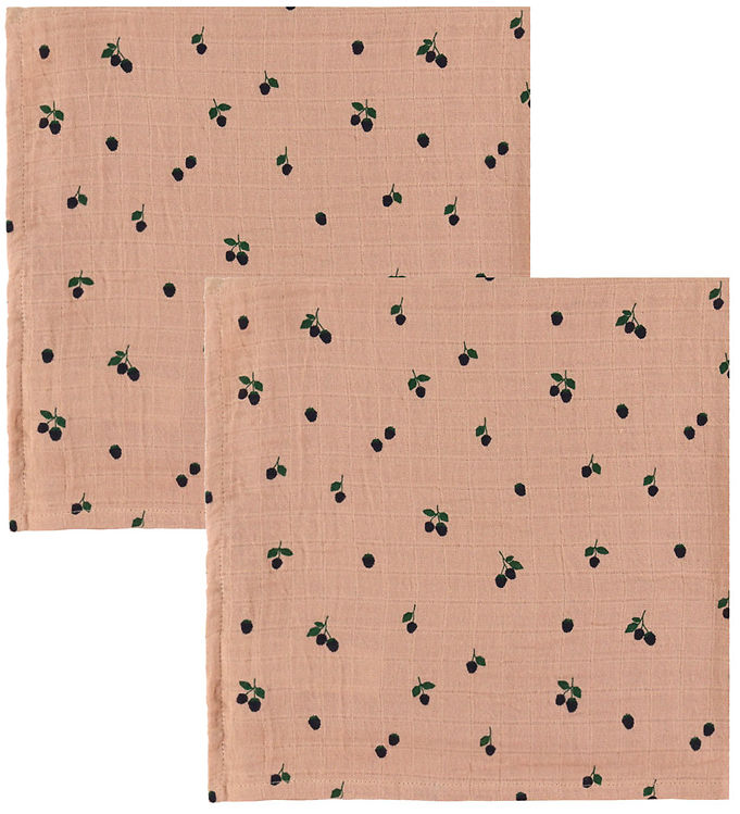 Liewood Stofbleer - Musselin - 2-Pak - Lewis - Mini Berry/Pale T