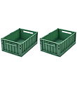 Liewood Foldekasse - 2-Pak - Weston - Medium - Dusty Ivy Liewood Foldekasse - 2-Pak - Weston - Medium - Dusty Ivy
