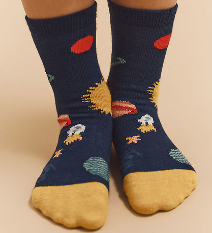 Liewood Strømper - 3-pak - Silas - Universe/Classic Navy