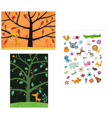 Djeco Klistermærker - Aftagelige - Fangeleg! Djeco Klistermærker - Aftagelige - Fangeleg!